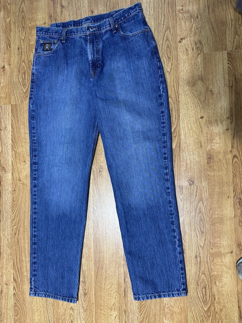 Cinch Jeans Men’s Size 38x36 Black Label Blue Denim Work Wear Cowboy